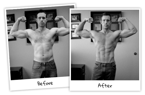 Visual Impact Muscle Building Before and After