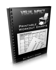 Visual Impact Muscle Building Printable Charts